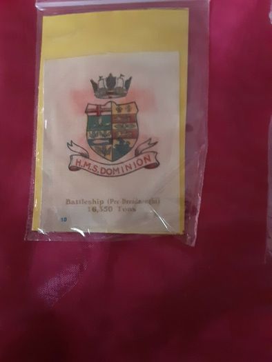 vintage silk ensigns: militaria