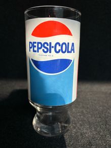 Vintage Pepsi Cola Glass