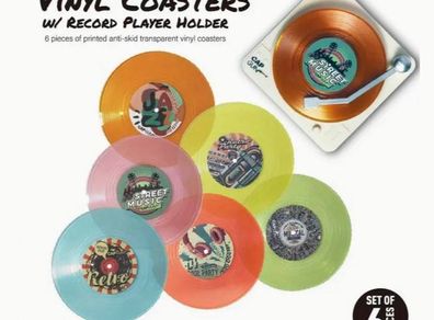Transparent Vinyl Coaster (brand New).