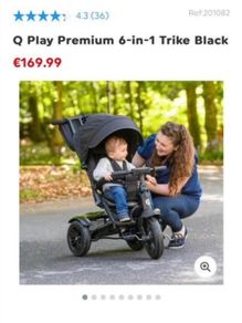 Qplay 6 in one trike