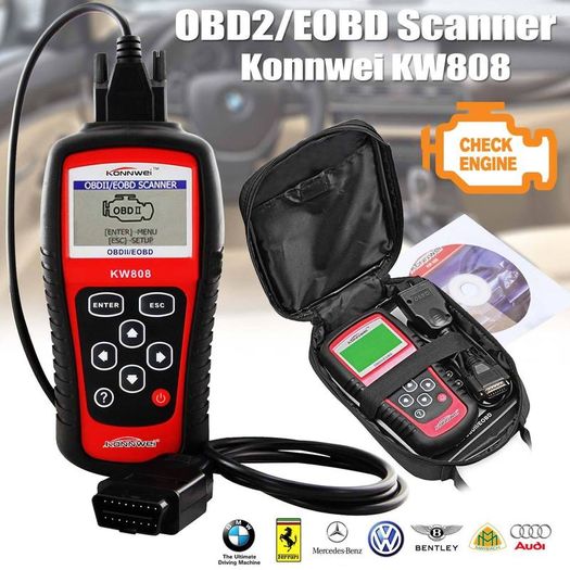 All Cars Fault Code Reader Diagnostic Reset Tool Obd2 Eobd Can Bus Engine OBD Scanner - Warranty - Brand New