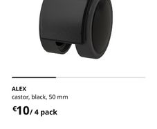 New ikea castor 50mm