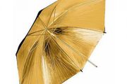 31311 109cm 43 inch Black Gold Umbrella