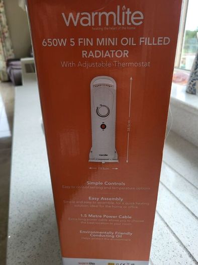 oil filled radiator 650w