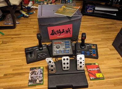 Steel Battalion: Line of Contact Bundle Xbox (rare dual-game edition) + controller and box