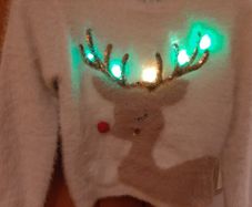 Girls christmas jumper
