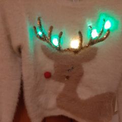 Girls christmas jumper
