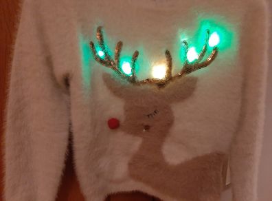 Girls christmas jumper
