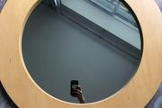 Beech Wood Mirror from Brown Thomas