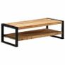 Coffee Table 120x60x40 cm Solid Mango Wood Image 3