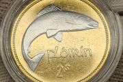 Ireland 1951 Florin 2 Shillings Gold and Silver Plated Coin