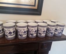 Newbridge willow mugs