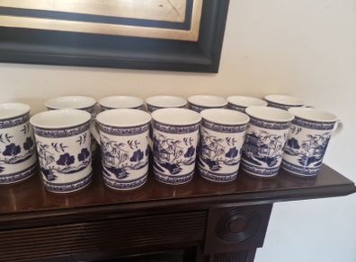 Newbridge willow mugs