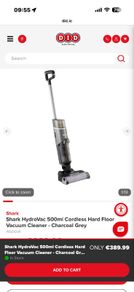 Shark HydroVac Cordless Hard Floor Vacuum Cleaner