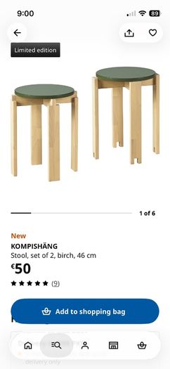 Ikea table with chair