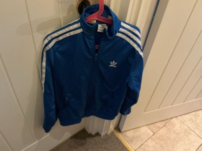 Adidas track suit top age 9/10