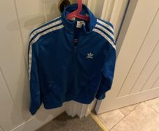 Adidas track suit top age 9/10