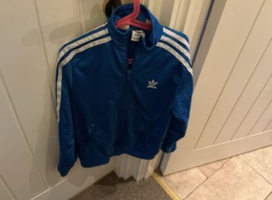 Adidas track suit top age 9/10