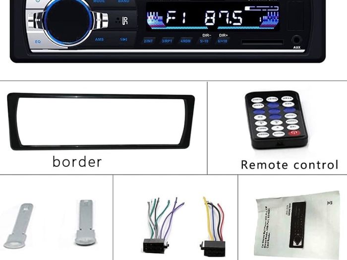 NEW SALE | Digital Car Stereo - Single-Din Car Stereo Bluetooth In Dash with Remote Control - Receivers USB/SD/Audio