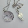 Couples "Love You" Pendant Set Image 2