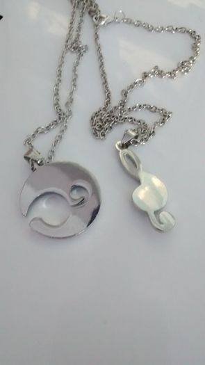 Couples "Love You" Pendant Set