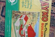 Vintage Bayko Set No. 4 Instruction &amp; Plans Booklet (January 1957, Plimpton Eng.)