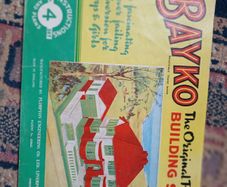 Vintage Bayko Set No. 4 Instruction & Plans Booklet (January 1957, Plimpton Eng.)
