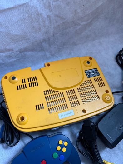 Nintendo 64 Pokemon Pikachu Edition Blue N64 Console