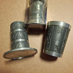 3 X Nice Pewter Pieces 2x Made In Mullingar  Ireland