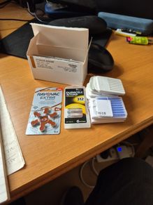 Hearing aid batteries and filters