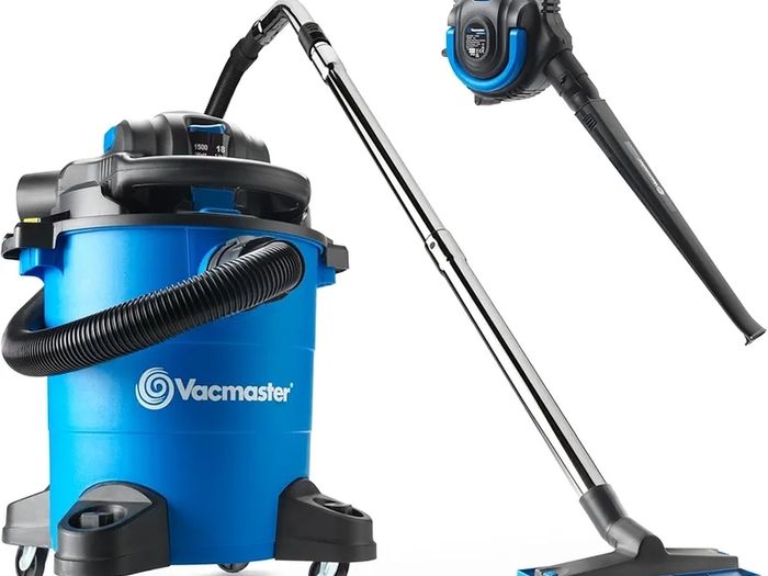 WD18 AG+ Garden & Artificial Grass Vacuum Cleaner with Detachable Handheld Garden Leaf Blower. Outdoor Wet & Dry Vacuum for Astroturf, Patios, Decking and Outdoor Areas. 1500W, 18 Litre