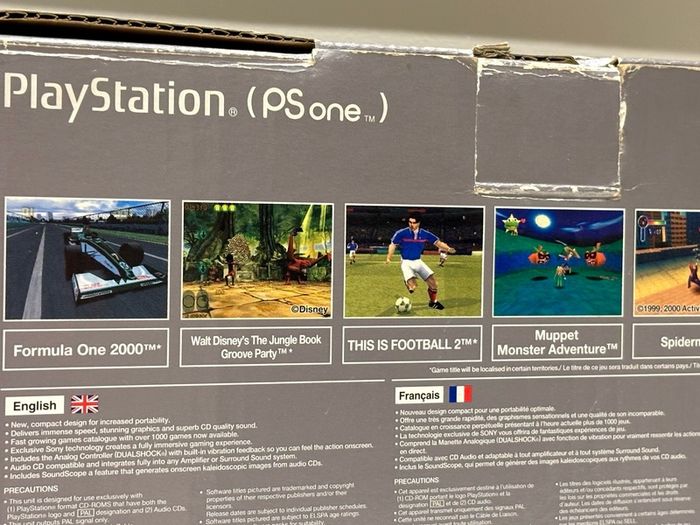 Original Sony PlayStation PS One Console Boxed and Beautiful