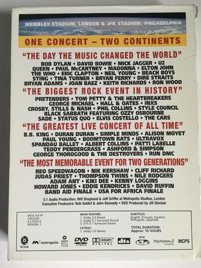 Live Aid (1985) [Music 4xDVD]