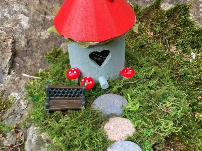Handmade Light Up Fairy Garden