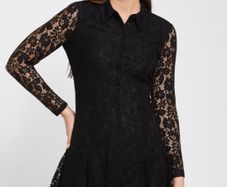 BNWT - Savida chloe black lace mini dress UK 8