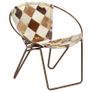 Chair Diamond Brown Real Leather Image 10