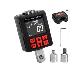 Digital Torque Adapter, 1/2 Inch 10-210 N.m Torque Adapter
