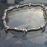 Lovely Vintage 925 Sterling Silver Women's Bracelet With Rhinestone's Image 4