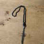 Black beaded necklace Image 2