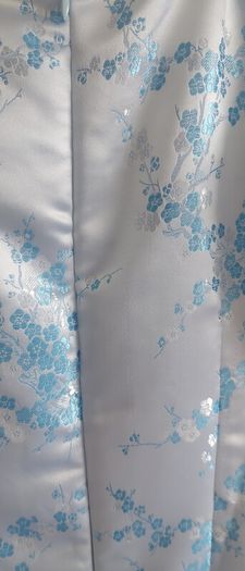 blue Japanese style dress fits X's s