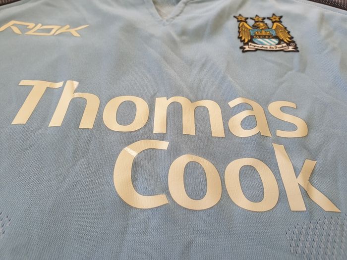 Manchester City Football Club Home Jersey 2006 to 2007 Childrens 11 to 12 Years Old