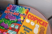 Childrens drawing/puzzle books