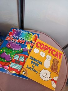 Childrens drawing/puzzle books