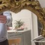 antique old styles gold mirror Image 2