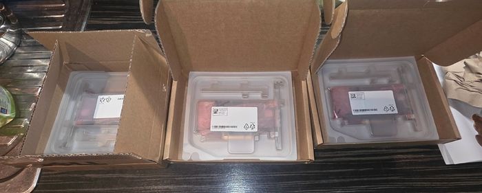 3 x Dell YGRX3 / 0YGRX3 ConnectX-4 Lx CX4121C Dual Port 25GbE SFP28 PCIe Network Adapters.