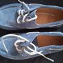 Gallucci blue suede deck shoe, size 31 Image 8