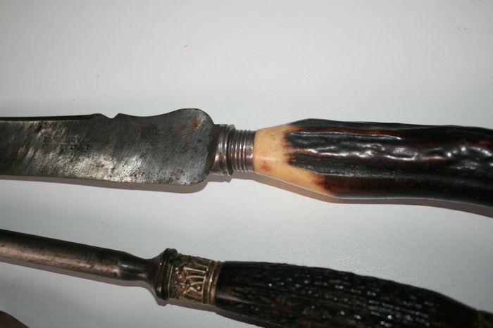 Antique Cutlery Carving Set