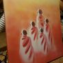 Painting of monks Image 4