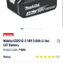 makita battery charger & 3 Battery Image 5