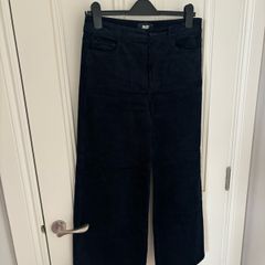 PAIGE Navy Velvet Cord Jeans